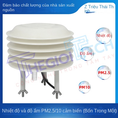 Cảm Biến 4 Trong 1 ZTSIOT: Nhiệt Độ, Độ Ẩm, PM2.5, PM10 – Giám Sát Môi Trường Toàn Diện, Hỗ Trợ RS485/Modbus