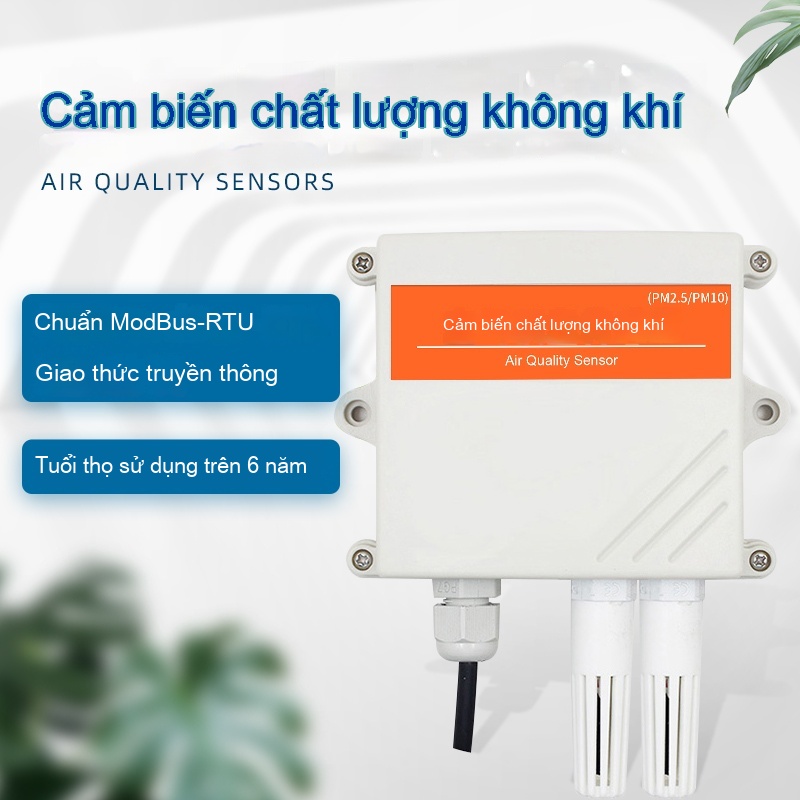 Cảm biến chất lượng không khí , Thiết bị đo bụi mịn PM2.5/PM10/PM1.0 , Đo nhiệt độ & độ ẩm , RS485/Analog