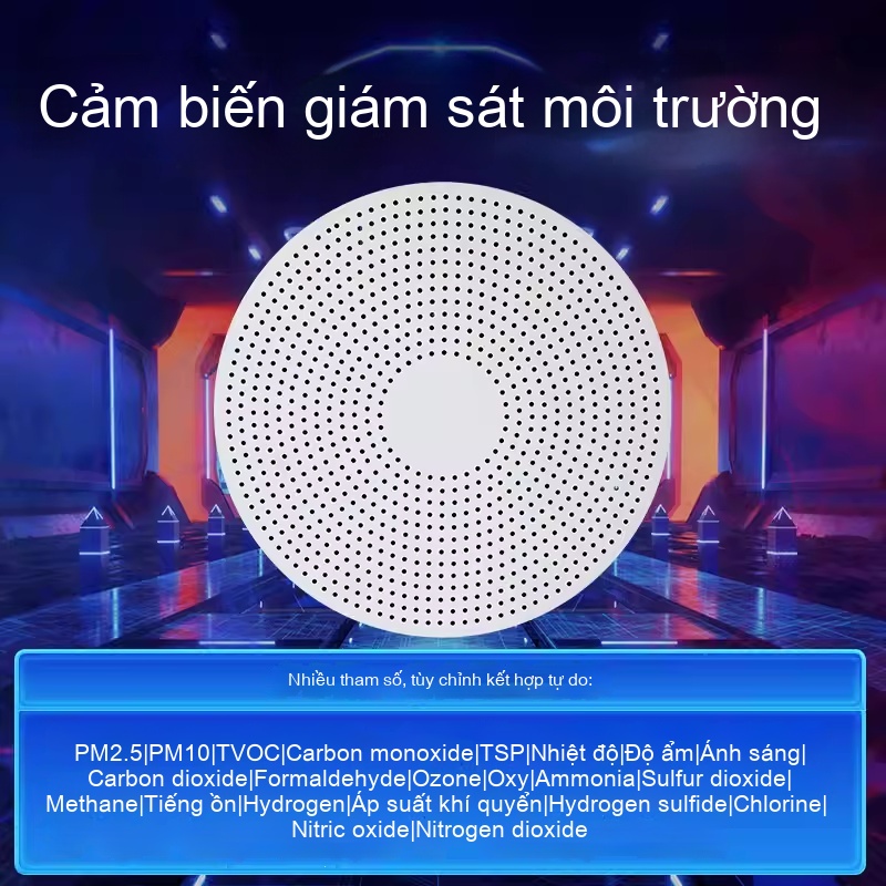Cảm biến chất lượng không khí đa năng , Thiết bị đo môi trường , Giám sát RS485 / 4G / WIFI , Đo PM2.5 PM10 TVOC CO2 O3