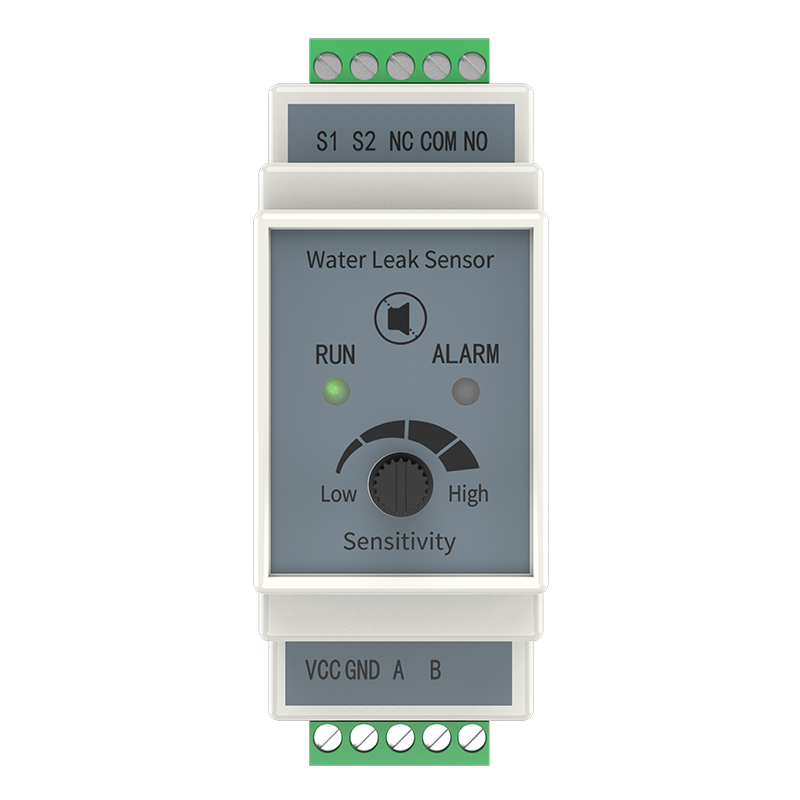 Cảm biến ngập nước vỏ gắn ray – Phát hiện nhanh, chính xác, RS485 + Relay