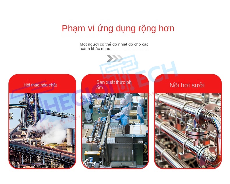 Cảm biến nhiệt độ PT100/PT1000 ren M8/M6, đầu dò công nghiệp độ chính xác cao, chịu nhiệt cao - PT1000-A 0.5m M6