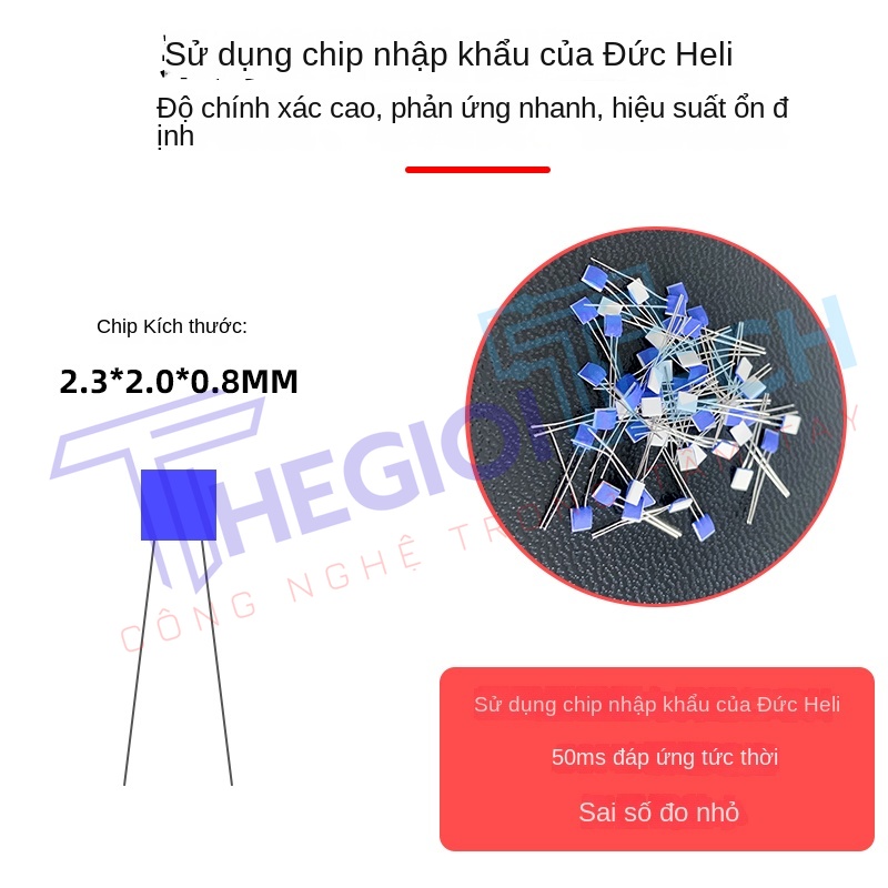 Cảm biến nhiệt độ PT100/PT1000, ren cố định 1/8" (ZG1/8), điện trở bạch kim cho thiết bị công nghiệp & máy pha cà phê - PT100 ZG1/8φ5×50 0.5