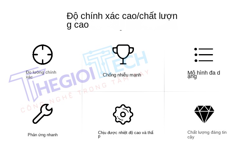 Cảm biến nhiệt độ PT100PT1000 2 dây, điện trở bạch kim A级, chịu nhiệt cao, độ chính xác cao cho công nghiệp - PT100 A 3m