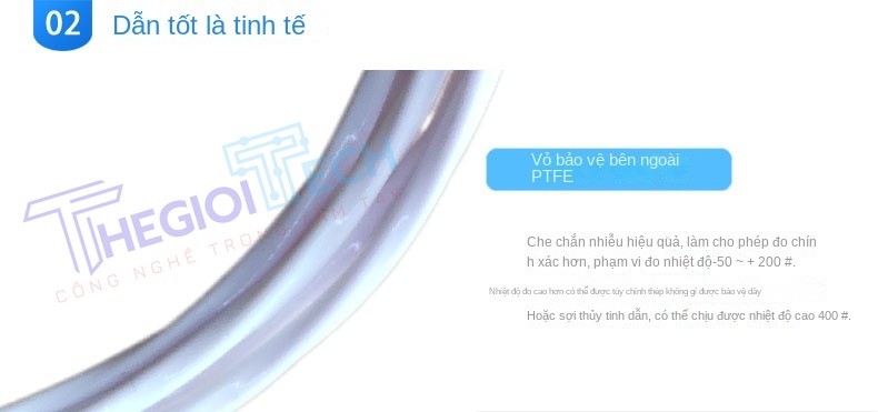 Cảm biến nhiệt độ PT100PT1000, đường kính 3mm, điện trở bạch kim, dùng cho rãnh lăn, chống nước và dầu, độ chính xác cao - Cấp B 5m