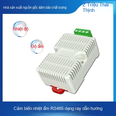 Cảm biến nhiệt độ & độ ẩm dạng gắn ray – Đo môi trường chính xác, kết nối RS485
