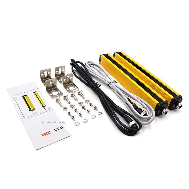 Cảm biến quang an toàn SDL04–SDL12 – Màn quang bảo vệ máy dập & máy ép thủy lực, loại NB/NC, tia hồng ngoại đối xạ - SDL18-20NB (18 tia, khoảng cách 20mm) | đối xạ | kích thước 35×50mm | nặng 2kg