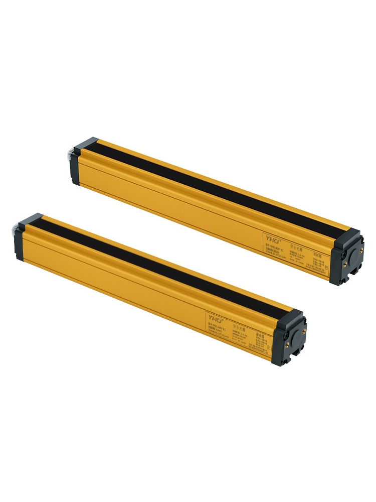 Cảm biến quang an toàn Yuanhuang YH4–YH12 – Loại NC, bảo vệ máy dập & máy ép thủy lực, cảm biến quang đối xạ hồng ngoại - Màu xanh lá, bản kinh tế CKC12-20 (khoảng cách điểm sáng 20mm)