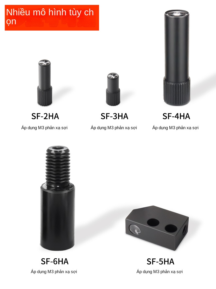 Cảm biến quang sợi điểm sáng 1mm – Bộ khuếch đại quang sợi thông minh, phản xạ khuếch tán, công tắc quang tốc độ cao - ESR-22P – Bộ khuếch đại quang sợi riêng lẻ, ngõ ra PNP