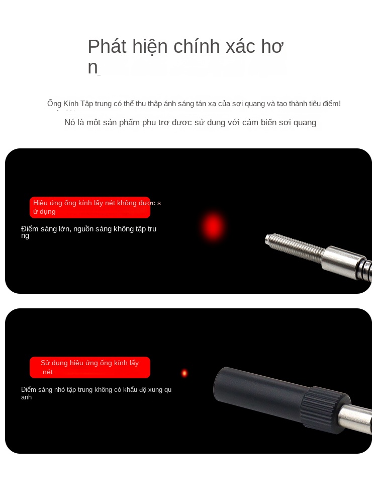 Cảm biến quang sợi điểm sáng 1mm – Bộ khuếch đại quang sợi thông minh, phản xạ khuếch tán, công tắc quang tốc độ cao - ESR-22P – Bộ khuếch đại quang sợi riêng lẻ, ngõ ra PNP