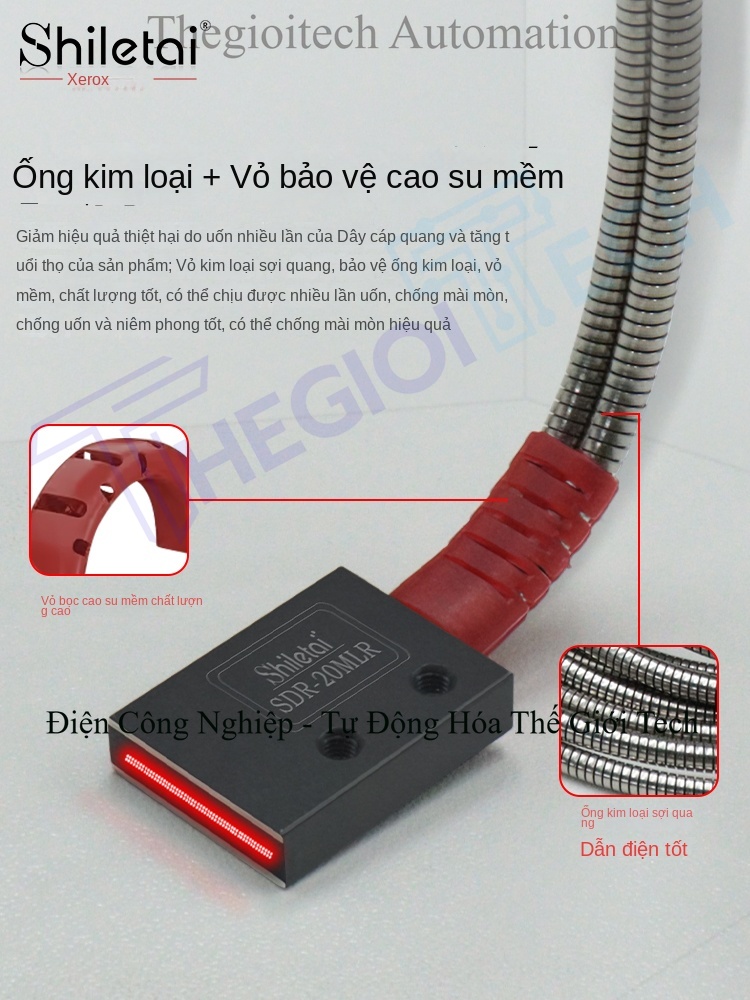 Cảm biến quang sợi quang ma trận hình chữ nhật độ chính xác cao, phát hiện vùng, hồng ngoại phản xạ khuếch tán, đếm quang điện, cảm ứng quang trắc - Cảm biến SDF-160MLH phản xạ