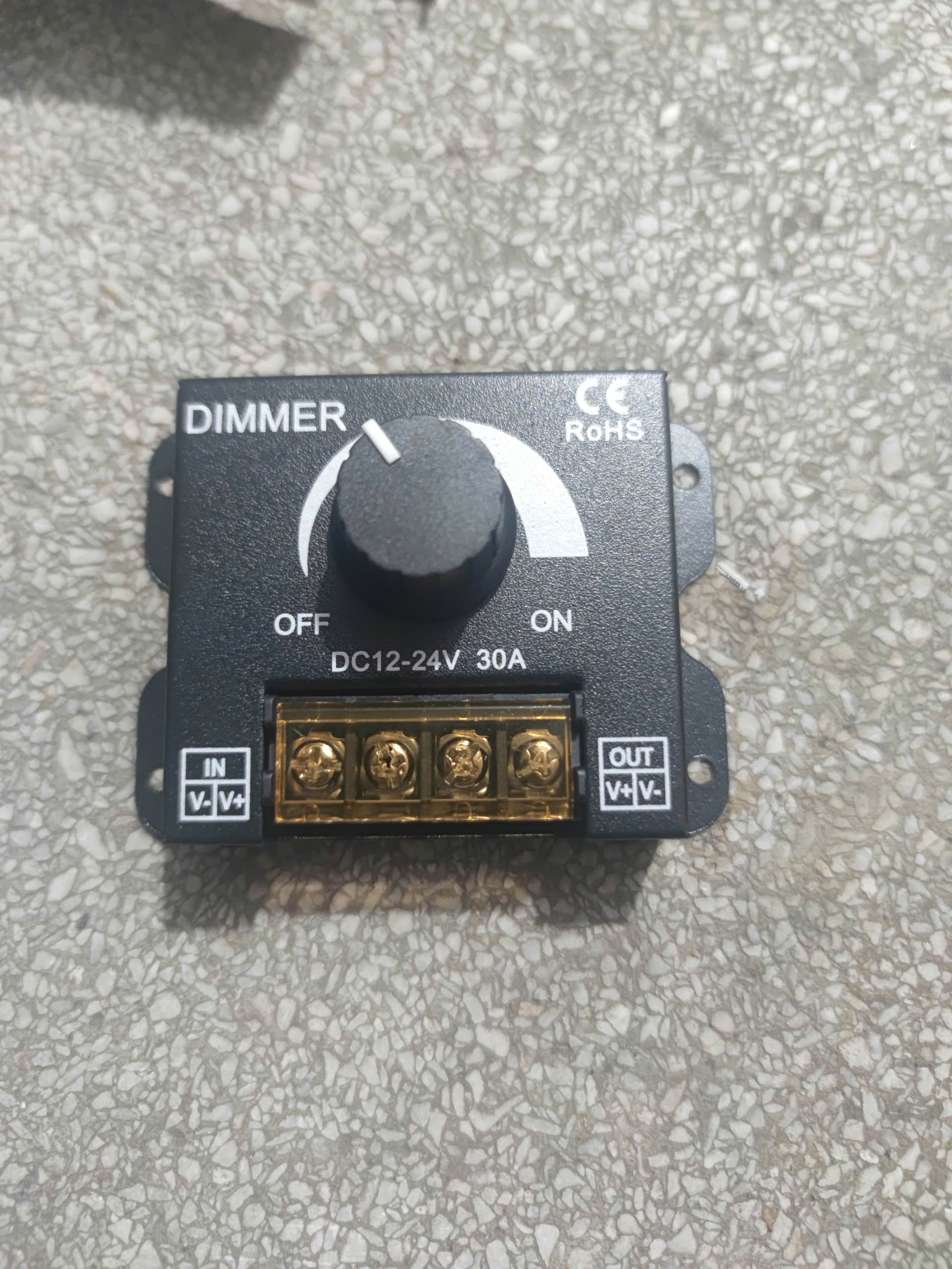 DIMMER Bộ Điều Khiển Làm Mờ Đèn Bảng Hiệu DC 12-24V 30A Công Suất Cao - 12-24V-30A