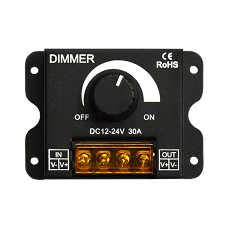 DIMMER Bộ Điều Khiển Làm Mờ Đèn Bảng Hiệu DC 12-24V 30A Công Suất Cao - 12-24V-30A