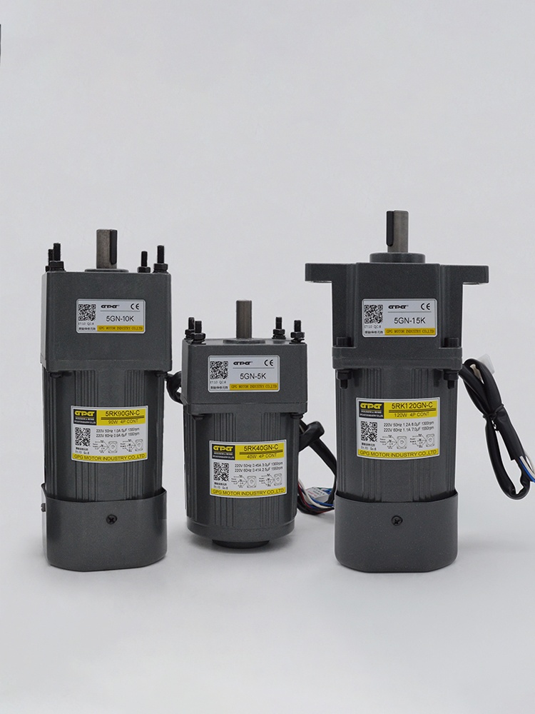 Động cơ AC giảm tốc Taibang 6W–250W, điều chỉnh tốc độ, motor bánh răng, điện áp 220V/380V, motor biến tốc - 60W (tỷ số 60-200K)