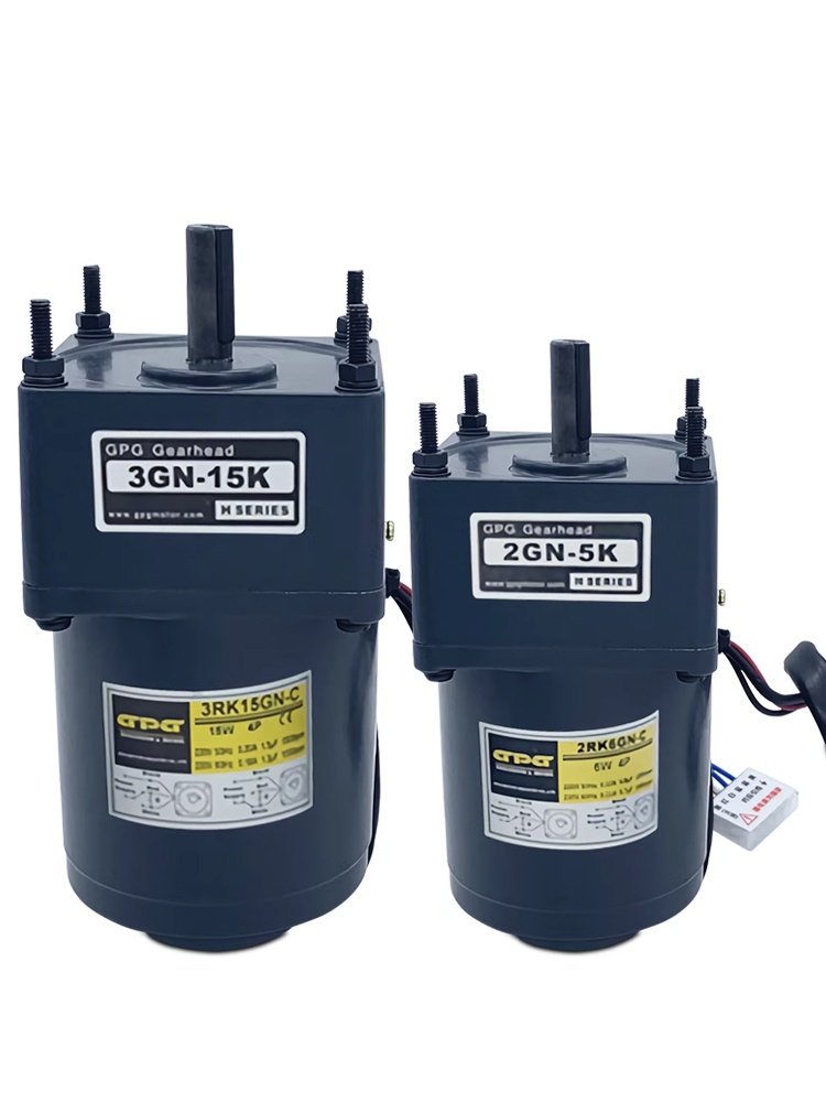 Động cơ AC giảm tốc Taibang 6W–250W, điều chỉnh tốc độ, motor bánh răng, điện áp 220V/380V, motor biến tốc - 60W (tỷ số 60-200K)