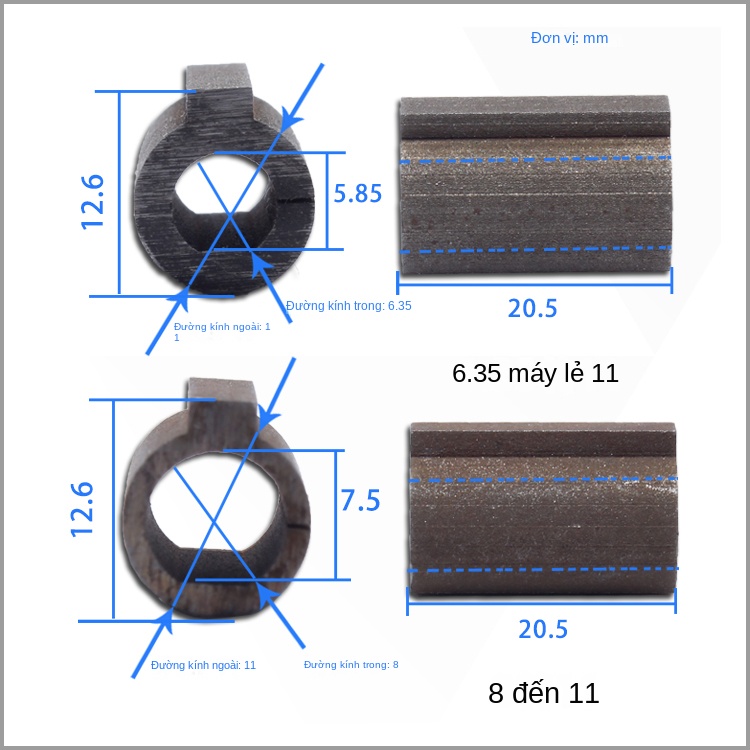 Động cơ bước 57 – RV30/40/50/63, hộp giảm tốc bánh răng, trục đơn/ kép, tương thích motor không chổi than - Cần chống mô-men RV40