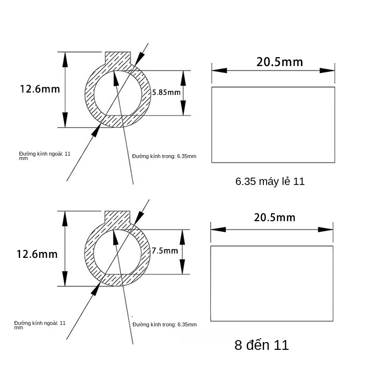 Động cơ bước 57 – RV30/40/50/63, hộp giảm tốc bánh răng, trục đơn/ kép, tương thích motor không chổi than - Cần chống mô-men RV63