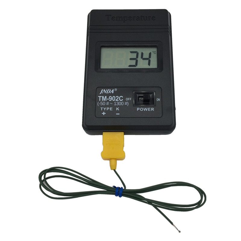 Đồng hồ nhiệt độ số TM902C – Nhiệt độ cao, đo nhanh, công nghiệp, cảm biến nhiệt điện K bề mặt - Tiêu chuẩn + đầu dò 3×150mm