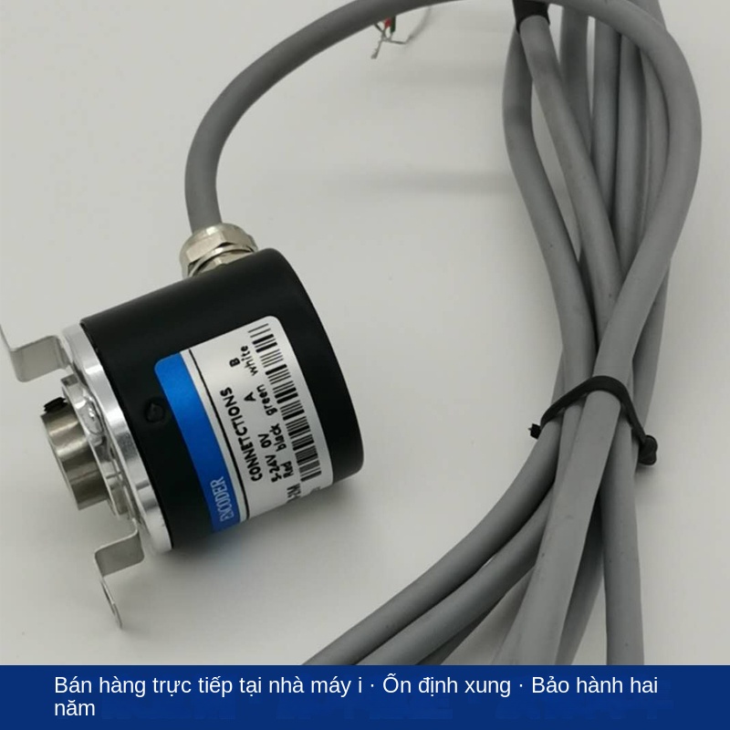Encoder quang tăng dần trục rỗng – 100~1000 xung, loại công nghiệp, hỗ trợ đặt hàng theo yêu cầu - 8mm - 1000