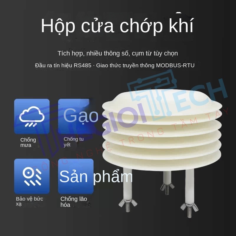 Hộp Lá Sách Cảm Biến Đa Khí ZTSIOT – TVOC, Formaldehyde, O₃, CO, CH₄, O₂, SO₂, NO₂, H₂, H₂S, NH₃ – Giám Sát Môi Trường Chính Xác, Hỗ Trợ RS485 Modbus-RTU