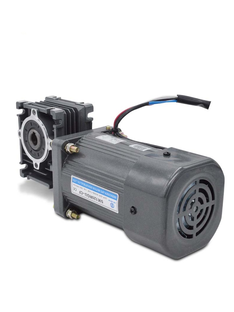 Hộp số NMRV030 bánh vít – bánh răng kết hợp động cơ AC 25W–250W, điều chỉnh tốc độ, motor giảm tốc, biến tốc - RV030 + motor 90W