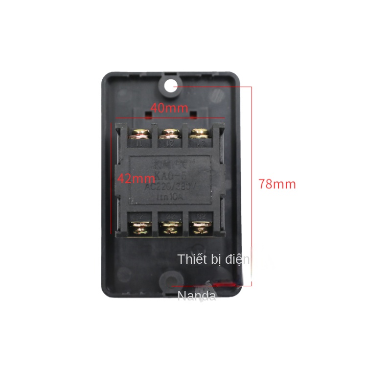 Nút nhấn máy khoan bàn chống nước – BSP210F-1B, KAO-5M/KA0-5H, điều khiển máy công nghiệp - KAO-5H (chấm bạc, chất lượng cao)