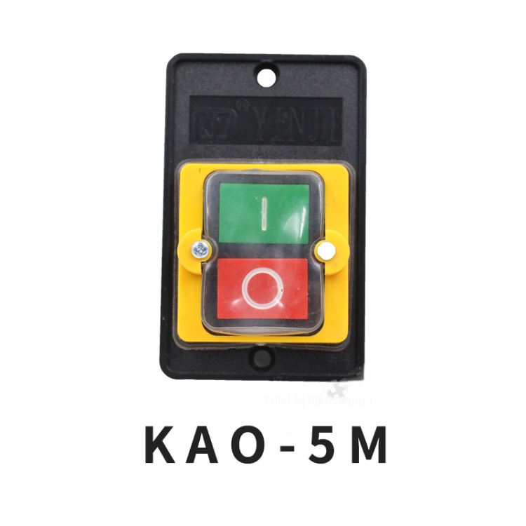 Nút nhấn máy khoan bàn chống nước – BSP210F-1B, KAO-5M/KA0-5H, điều khiển máy công nghiệp - KAO-5H (chấm bạc, chất lượng cao)