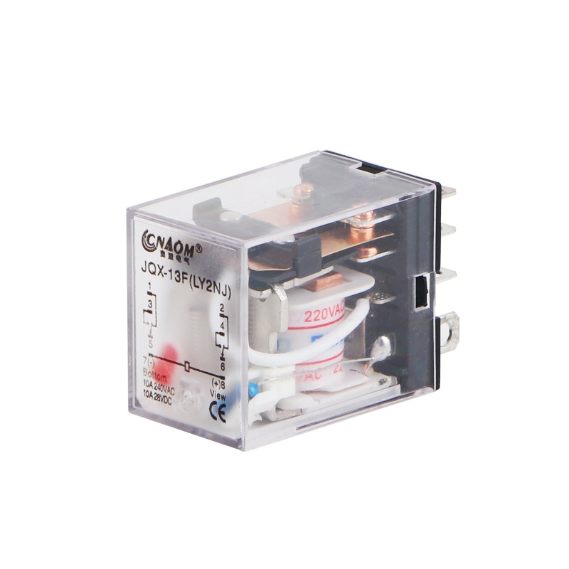 Rơ le trung gian nhỏ 220V AC LY2NJ – có đèn, DC 24V HH64P/63P/62P - AC380V - LY2NJ (HH62P)