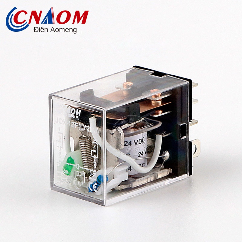 Rơ le trung gian nhỏ 220V AC LY2NJ – có đèn, DC 24V HH64P/63P/62P - DC12V - LY4NJ (HH64P)