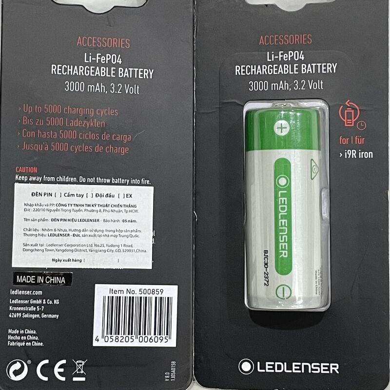 Rechargeable Battery i9RI 26650 Li-FePo4  3000mAh