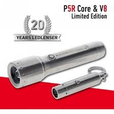 Ledlenser P5R & V8 Stainless Steel Limited Edition #502467