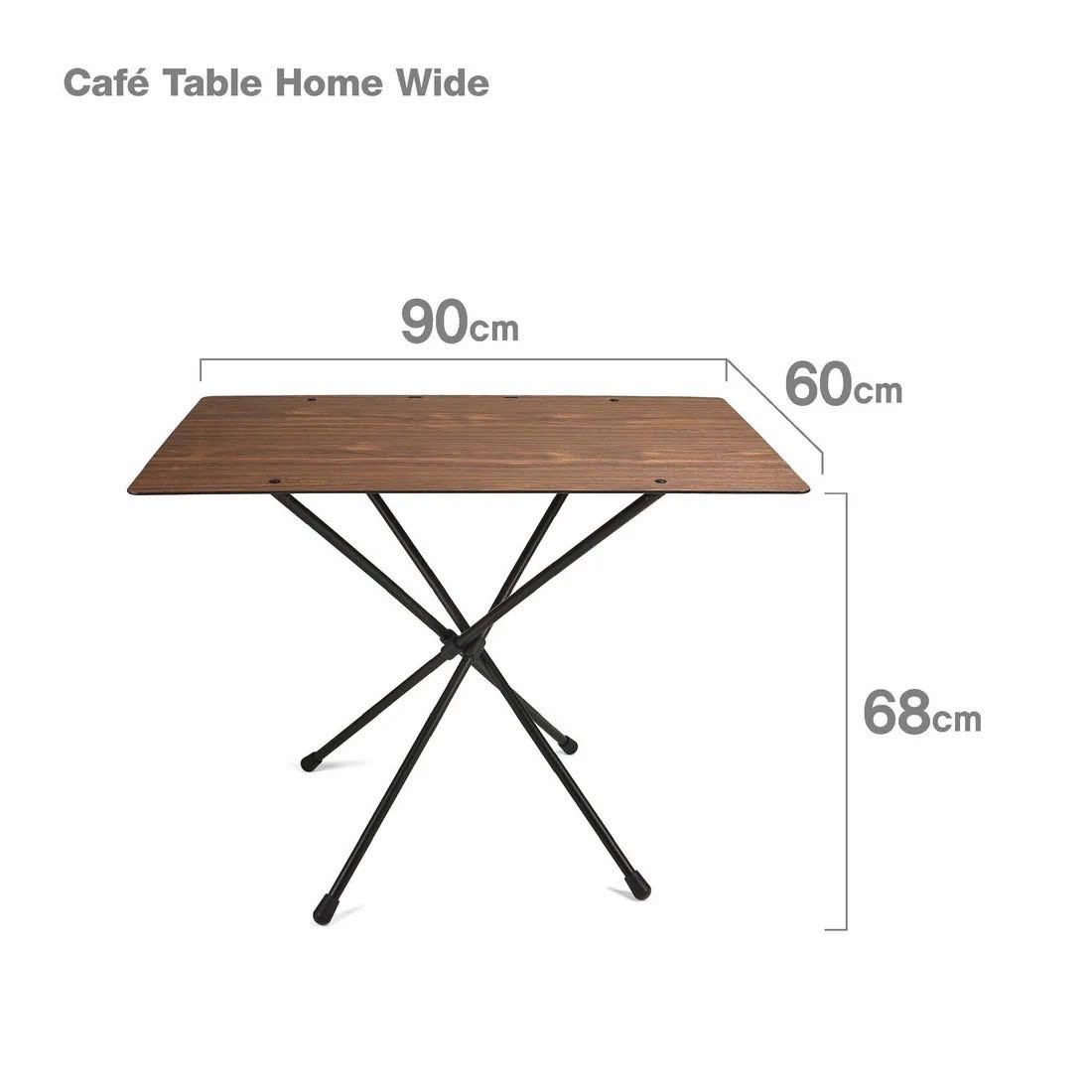 Helinox Cafe Table Home Wide Walnut