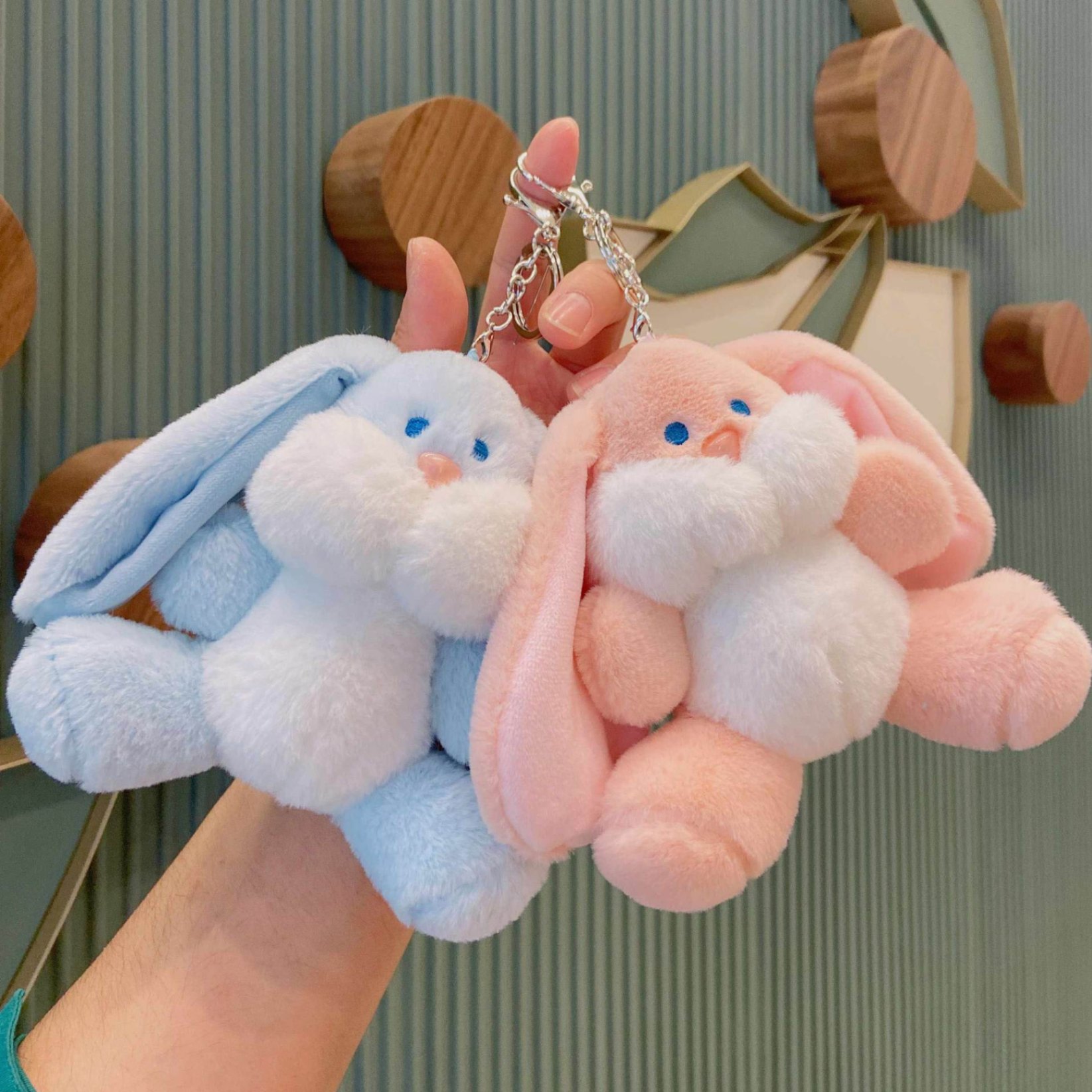 MK Thỏ Má Bự 12cm - Tai Dài