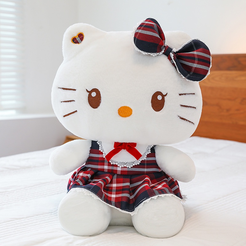 ĐG 50cm Kitty Váy Kẻ