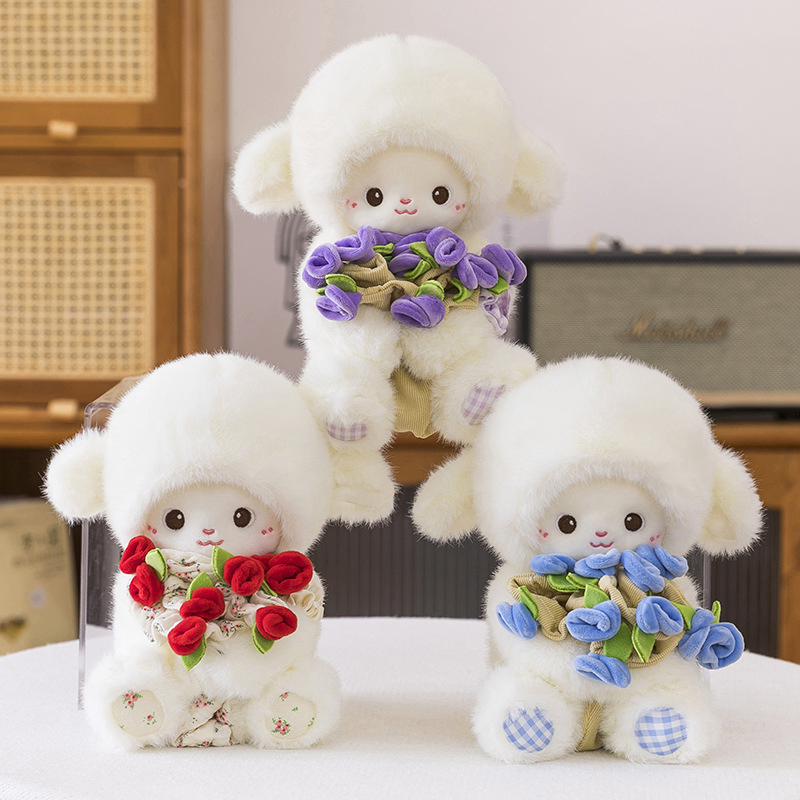 Cừu Đội Mũ Ôm Hoa