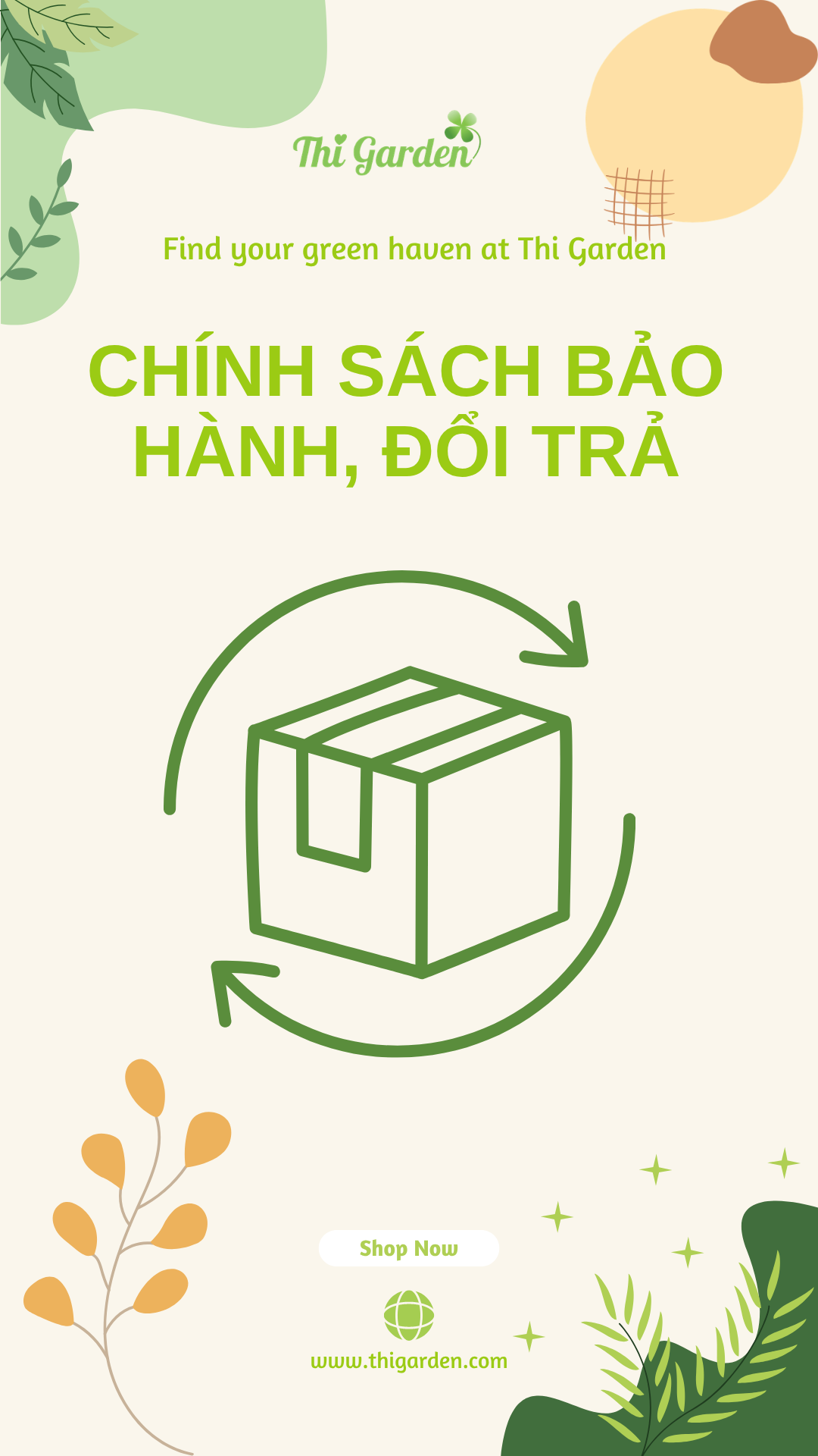Chính Sách Bảo Hành - Đổi Trả