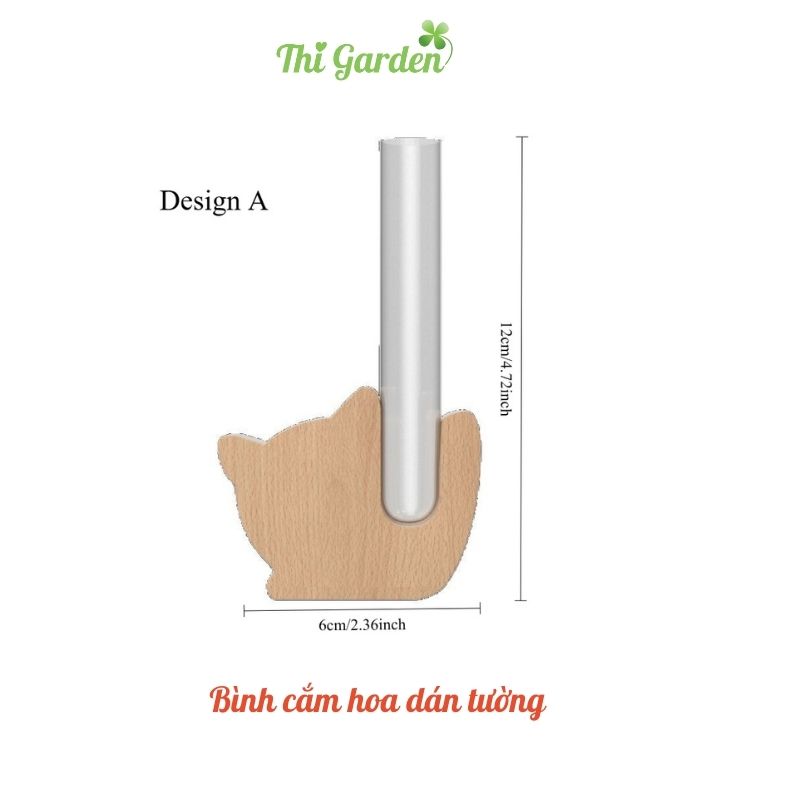 Lọ hoa mini gắn tường / tủ lạnh bằng nam châm