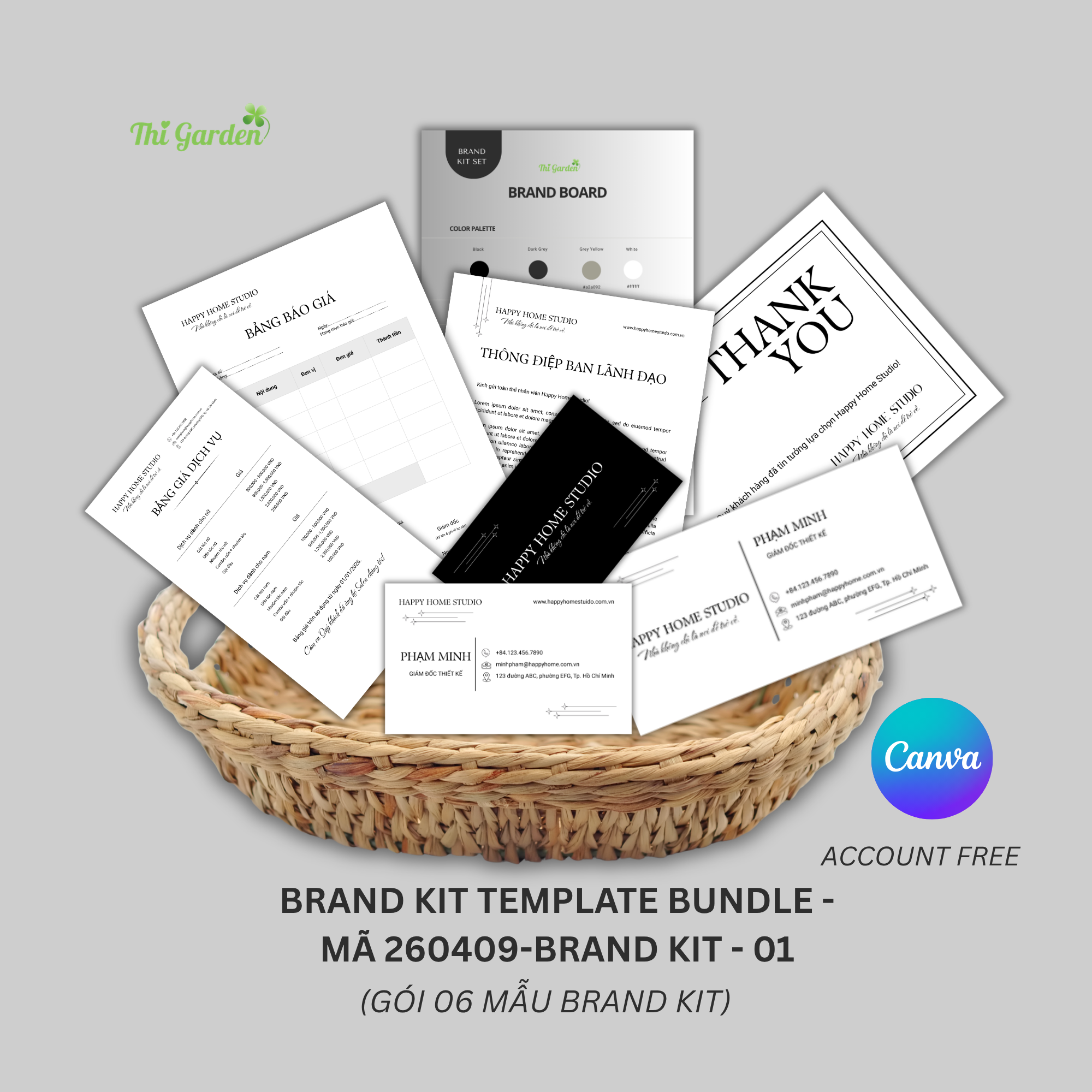Brand Kit Template Bundle Mã 260409-BrandKit-01-