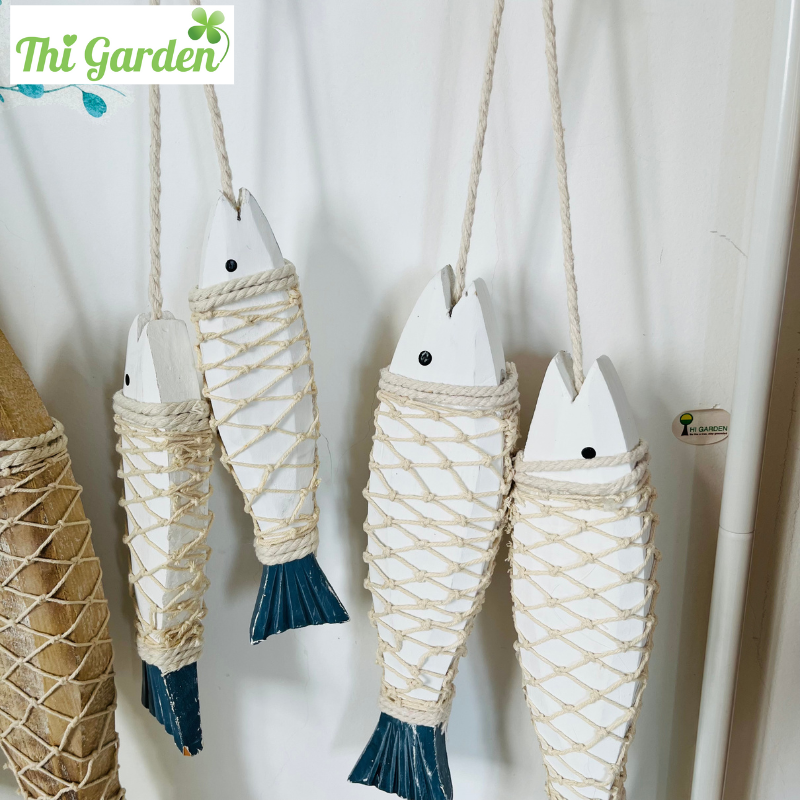 Đồ trang trí cá gỗ thủ công