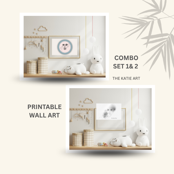 Combo Tranh In Three Faces (Past-Present-Future) Mã 260411-WallArt-Combo-04