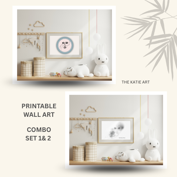 Combo Tranh In Three Faces (Past-Present-Future) Mã 260411-WallArt-Combo-04
