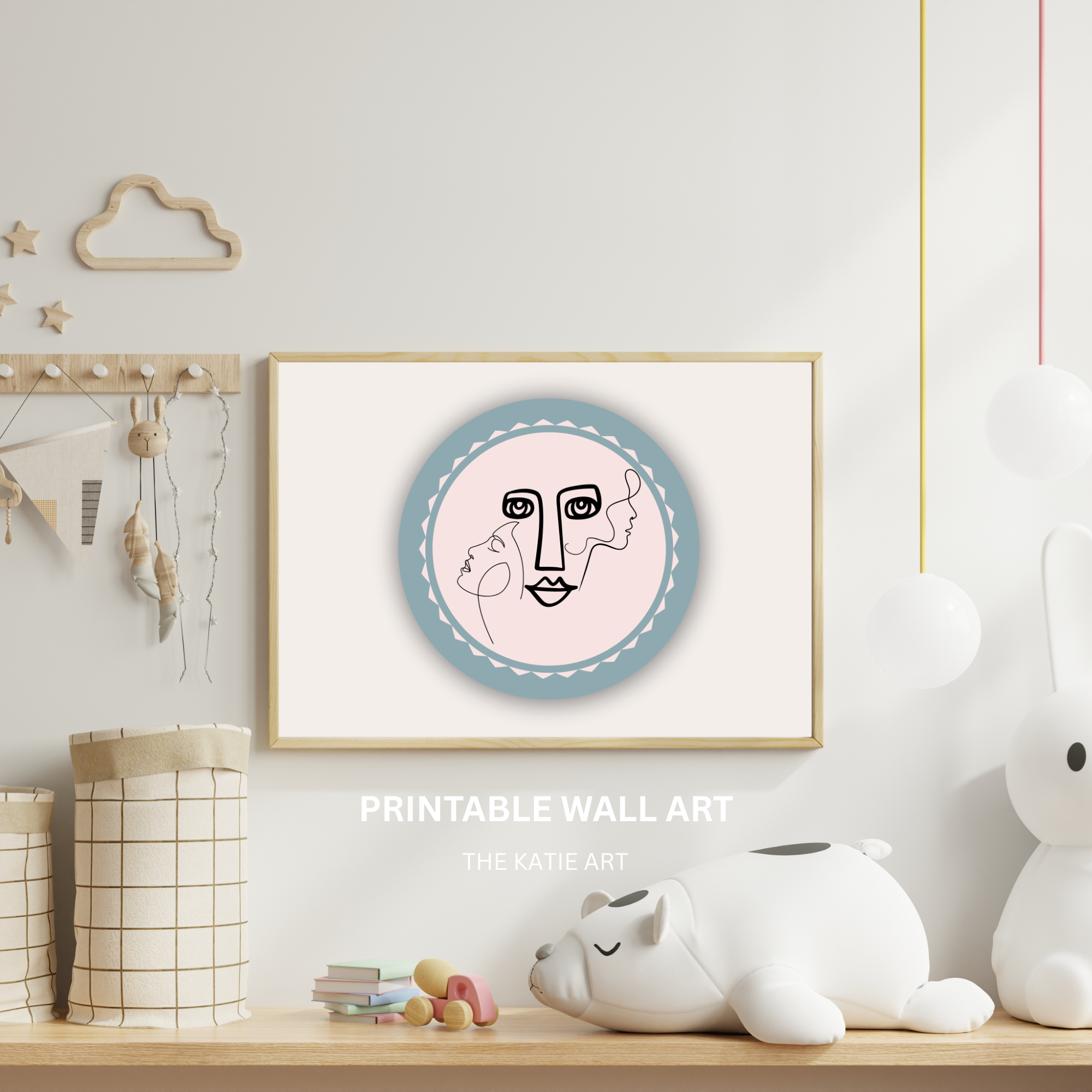 Combo Tranh In Three Faces (Past-Present-Future) Mã 260411-WallArt-Combo-04