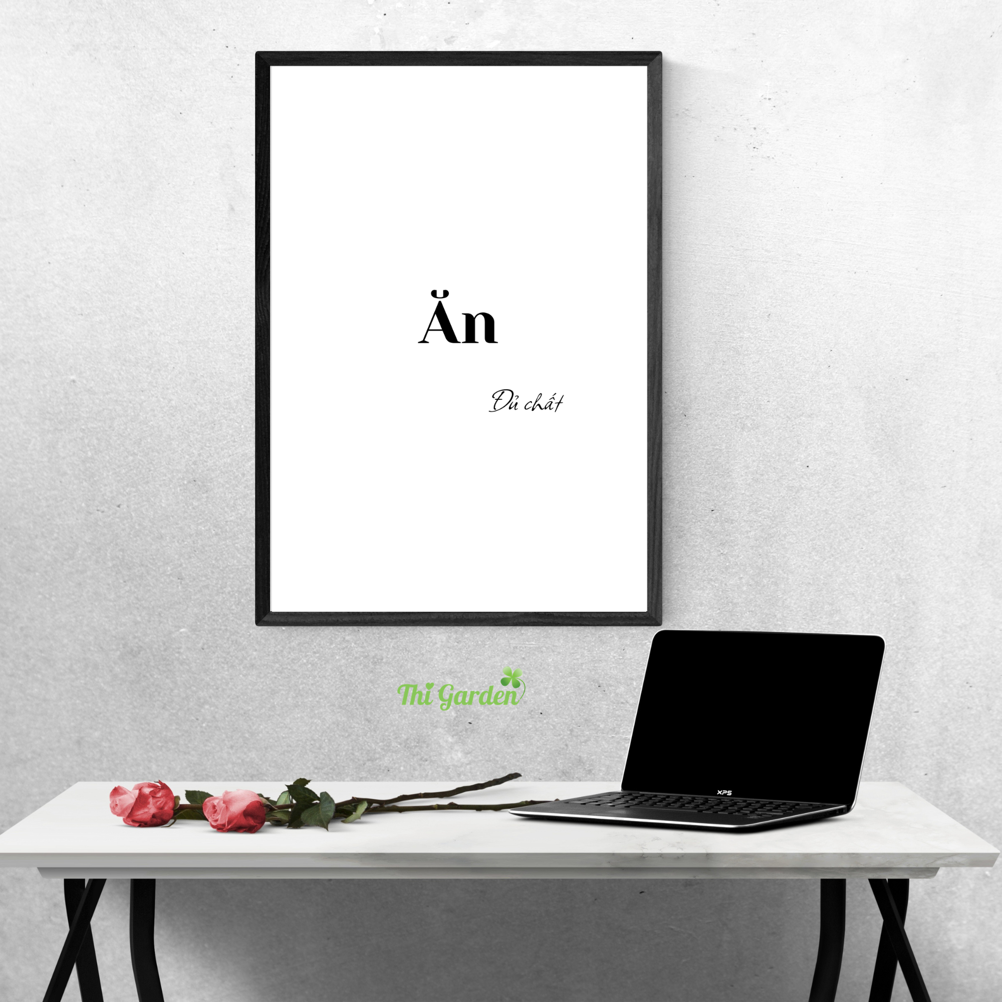 Bộ Tranh In 4 Mẫu (Treo Tường/ Để Bàn) Mã 260410-Wallart-01