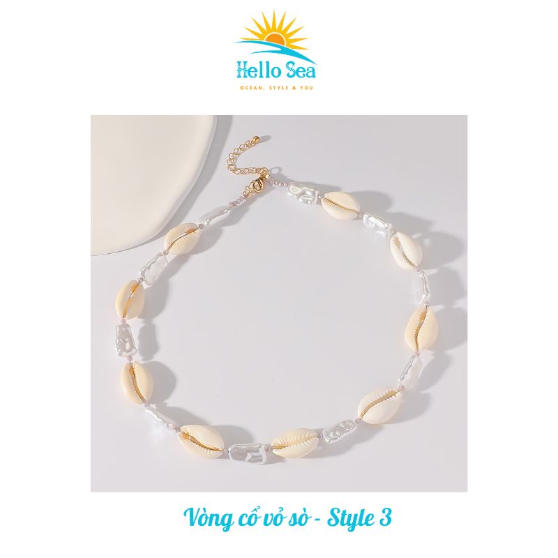 Vòng cổ, Dây chuyền vỏ sò Hawaii- Hello Sea- HS-NL-01