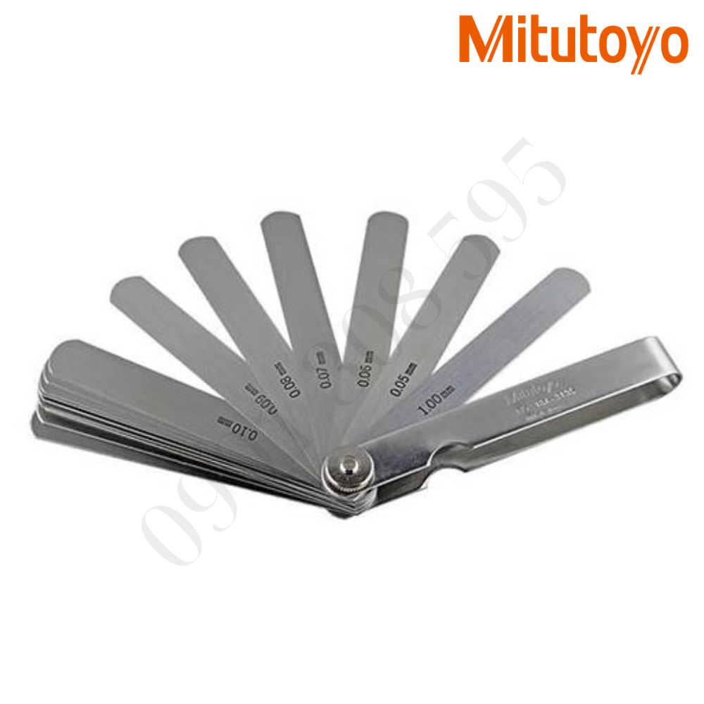 Dưỡng đo độ dày 0.05-1mm/13 lá/110mm  Mitutoyo 184-305S