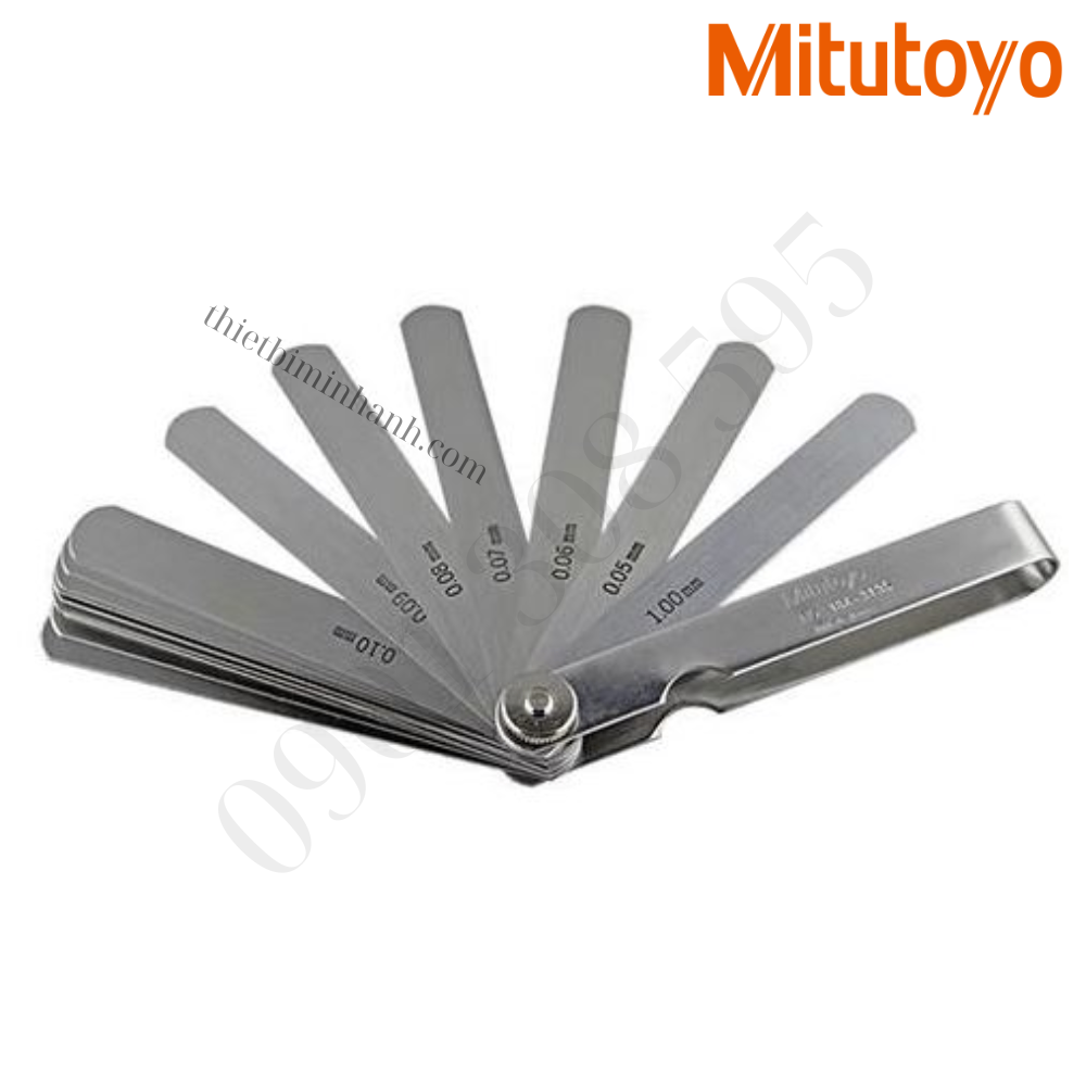 Dưỡng đo độ dày 0.05-1mm/13 lá/150mm  Mitutoyo 184-301S