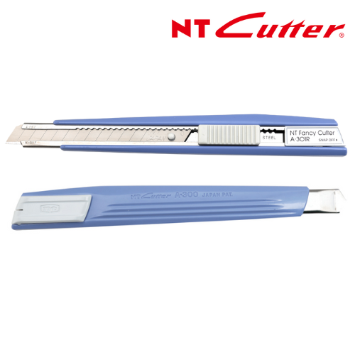 Dao rọc dùng cho vật liệu mỏng nhẹ NT Cutter A-301RP (V), màu tím