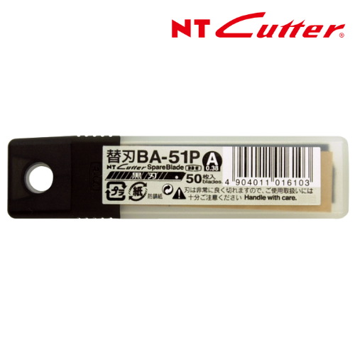Lưỡi dao màu đen siêu bén 58° NT Cutter BA-51P