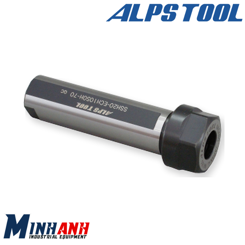 Cán kẹp collet có ren nối ống tưới nguội Rc 1/8 SSH32-ECH20SOH-80 ALPS TOOL