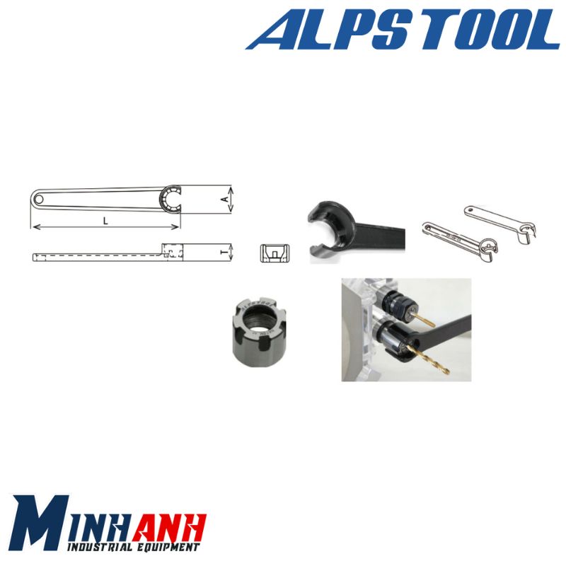 Cờ lê ôm cho đai ốc NA M type AE11M-CS ALPS TOOL