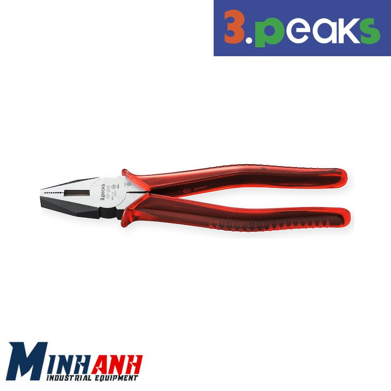 Kìm điện cán nhựa JIS 3.Peaks CP-200P 200mm